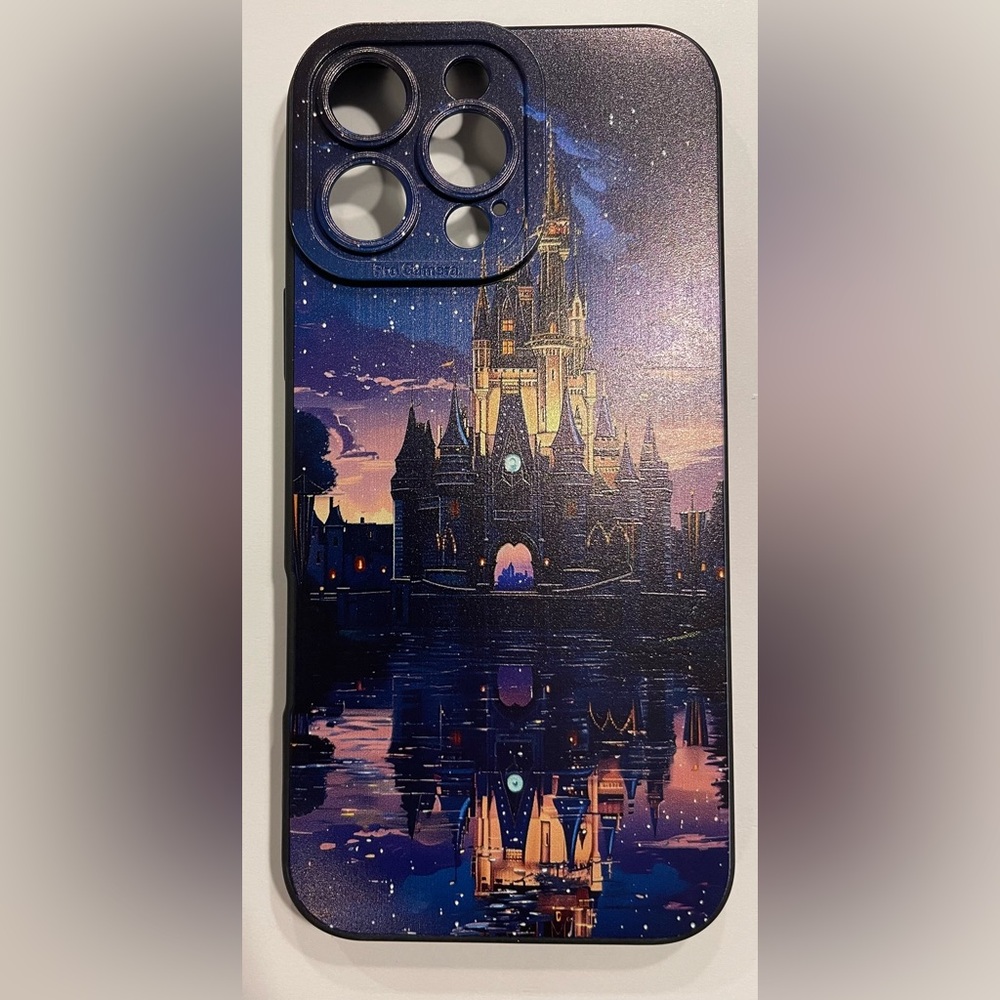 iPhone 16 Pro Max Cinderella’s Castle Design Phone Case - Blue